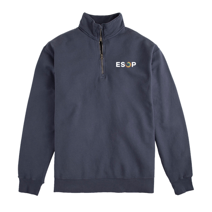 ComfortWash by Hanes Unisex Quarter-Zip Sweatshirt